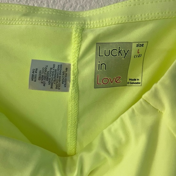 Lucky in Love Bright Yellow Skirt - Picture 3 of 3